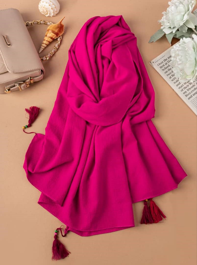 خریدشال وال اسلپ نخی با طراحی ساده و زیبا