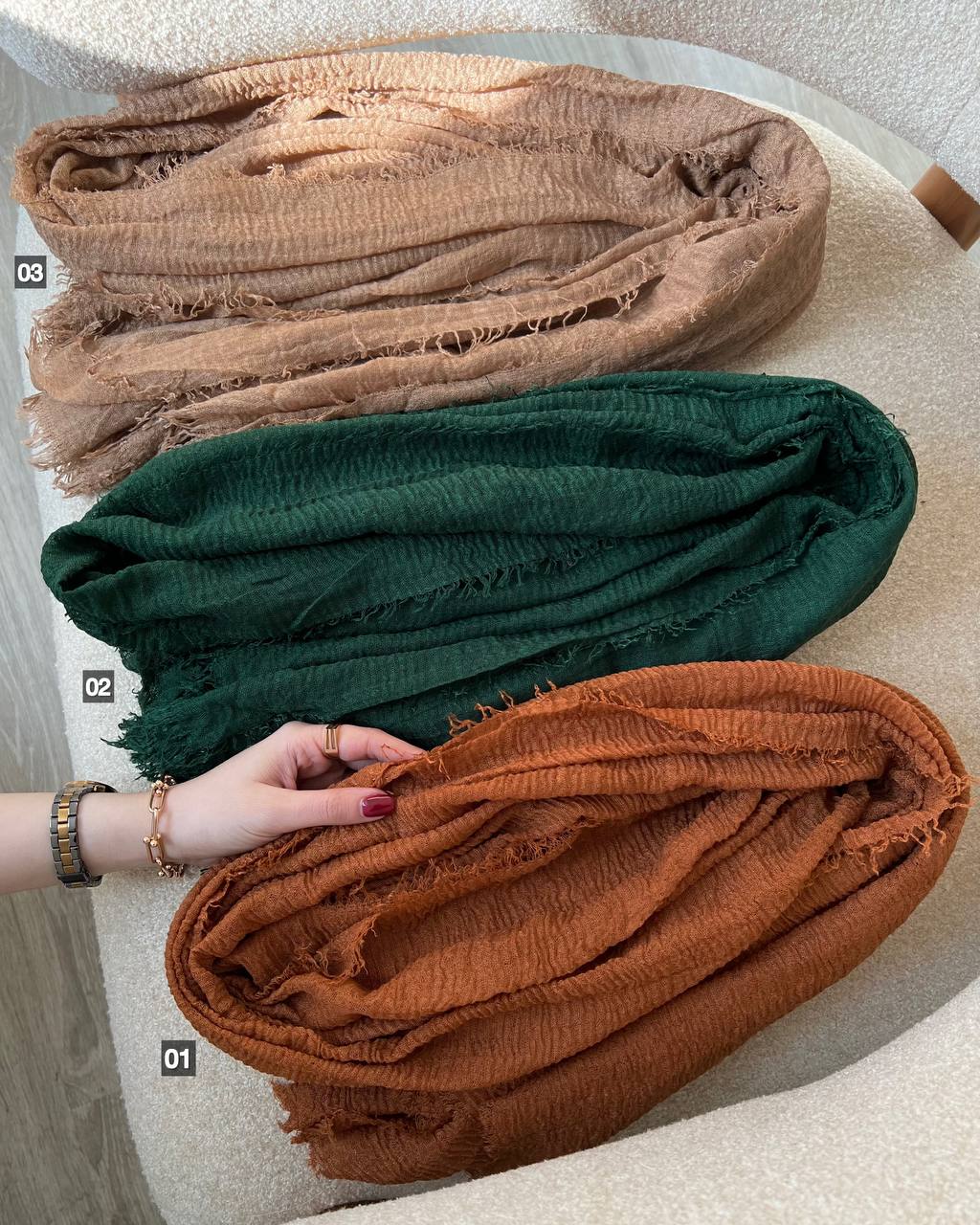 شال پفکی جذب توجه در هر موقعیت